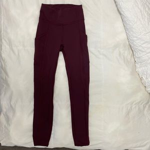Invigorate high rise lululemon leggings